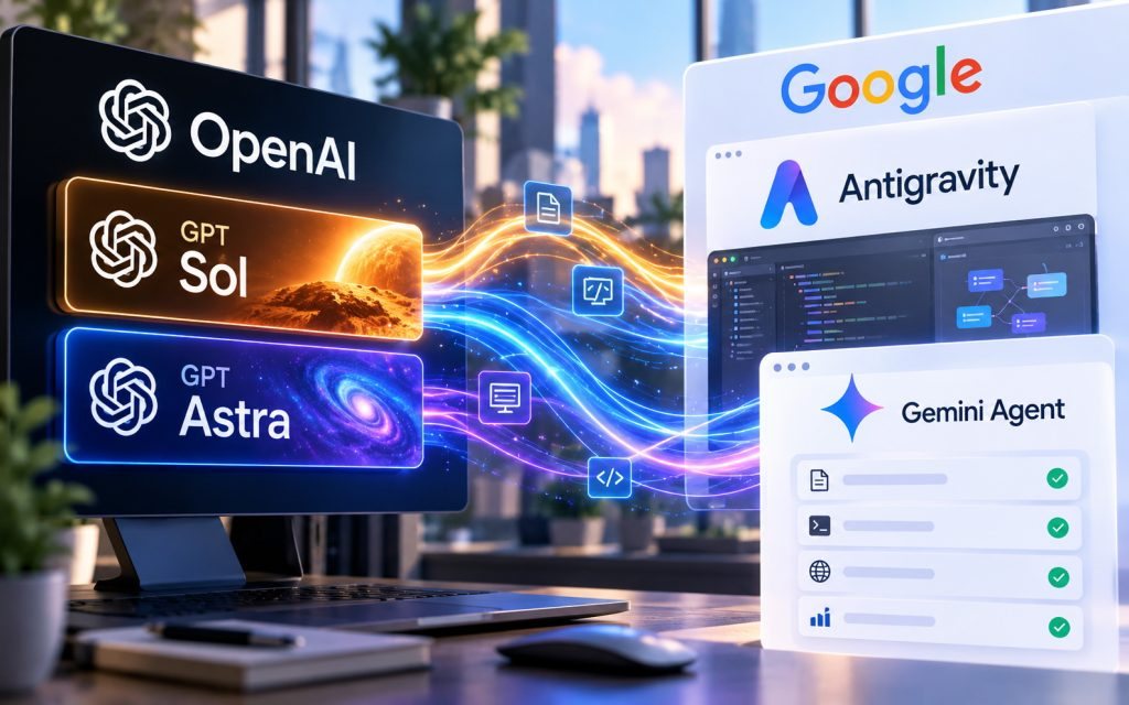 Моделі OpenAI з’являться в Google Antigravity та Gemini Agent