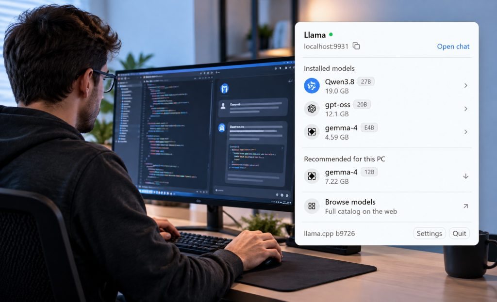 Llama для Windows дозволяє запускати локальні ШІ-моделі в один клік