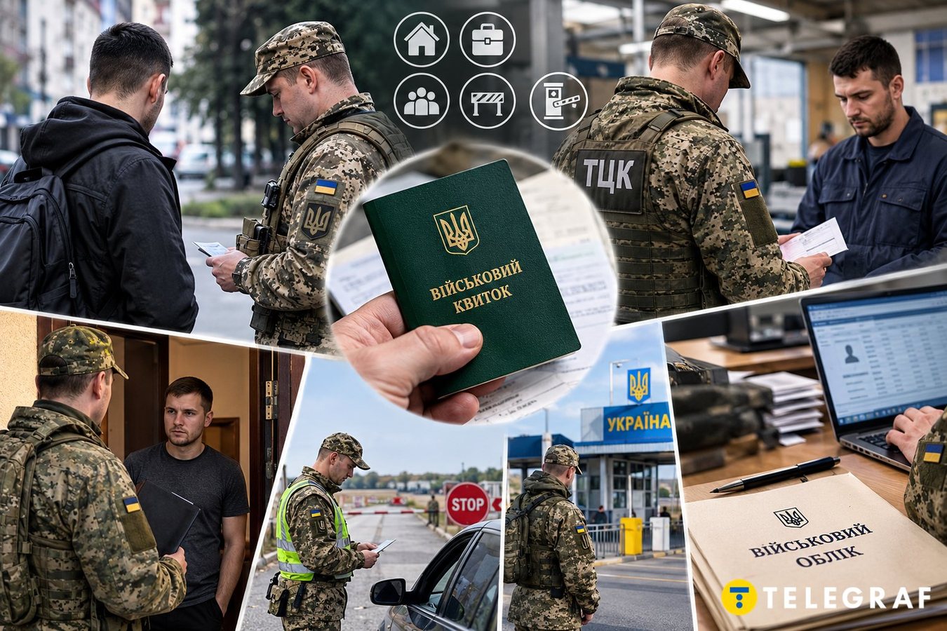 ТЦК шукатимуть військовозобов'язаних у шести основних локаціях